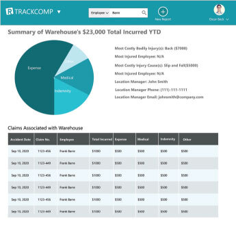 Claims Management Dashboard 1